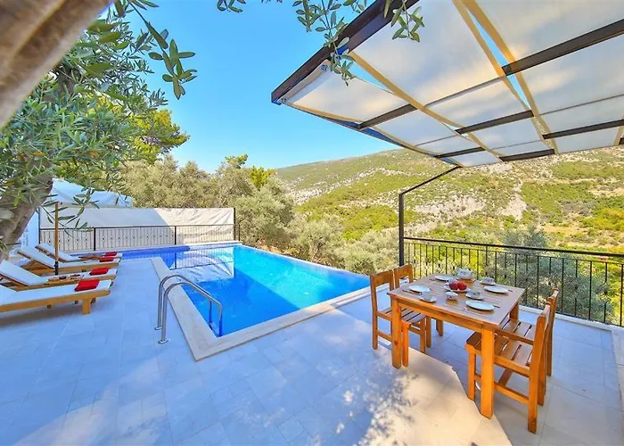 Outstanding Villa With Private Pool And Jacuzzi In Kas, Antalya foto