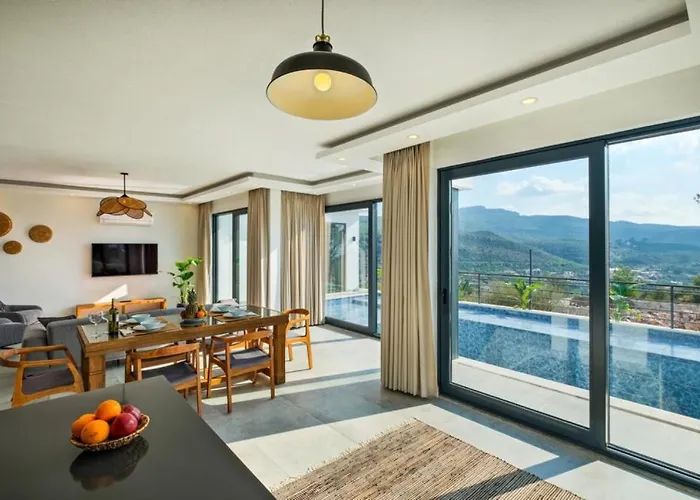 Villa With Nature View And Pool In Kas Gelemis photo