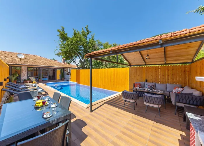 Villa Nostalji Kalkan Bezirganda Havuzlu Villa photo