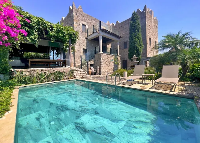 Luxury Stone Villa With Private Pool Ortakent foto